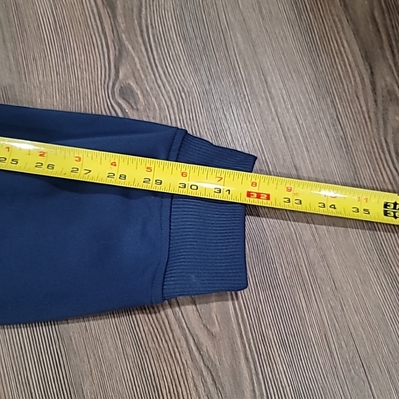 Adidas Men's Navy Blue Stretch Pullover Golf 1/4 Zip Long Sleeve Top XL. - Picture 8 of 9